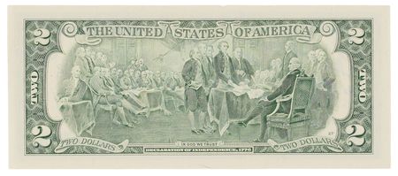 Lot #6413 STS-135 Flown $2 Dollar Bill, Signed by Aleksandr Samokutyaev - Image 2