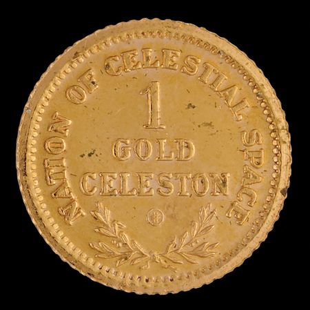 Lot #6067 Gemini 5 Flown 'One Celeston' Gold Coin - From the Personal Collection of Gordon Cooper - Image 3
