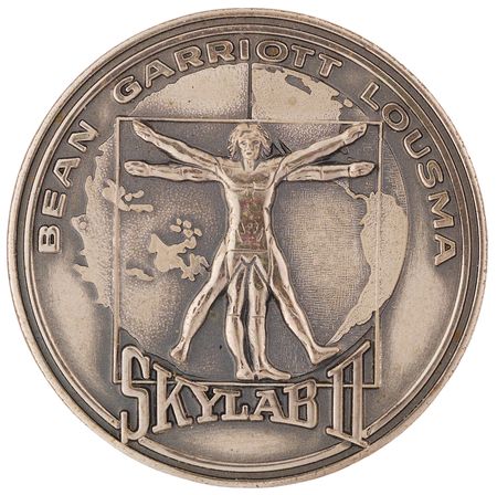 Lot #6359 Skylab 3 Flown Robbins Medallion - From