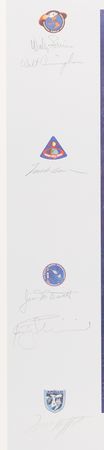 Lot #6204 Apollo Astronauts (20) Multi-Signed Lithograph: 'In the Beginning...' (Ltd. Ed. #137/1000) - 26˝ x 32˝ - Image 2