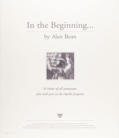 Lot #6204 Apollo Astronauts (20) Multi-Signed Lithograph: 'In the Beginning...' (Ltd. Ed. #137/1000) - 26˝ x 32˝ - Image 5