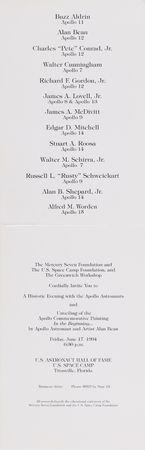 Lot #6204 Apollo Astronauts (20) Multi-Signed Lithograph: 'In the Beginning...' (Ltd. Ed. #137/1000) - 26˝ x 32˝ - Image 7