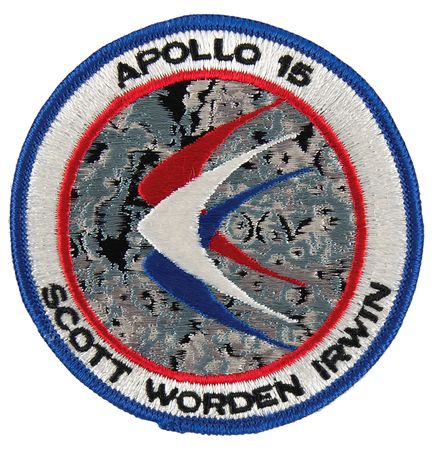 Lot #6268 Apollo 15 Flown Mission Patch - From the