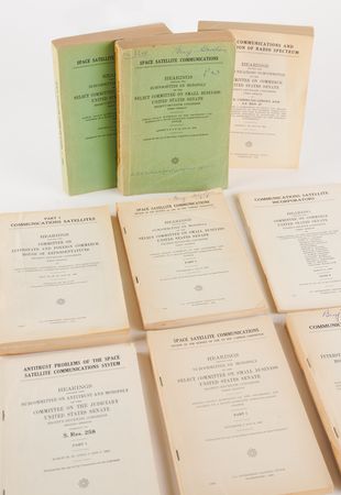 Lot #6448 Satellite Communications Collection of Artifacts, Presentation Models, and Hearing Records - From the Estate of Benjamin Gordon - Image 11