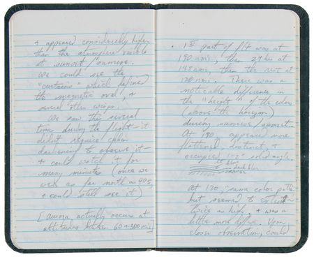 Lot #6390 Sally Ride's Pair of Handwritten STS-41-G Mission Diaries, with (100+) Pages of Preflight and Spaceflight Notes - Image 8