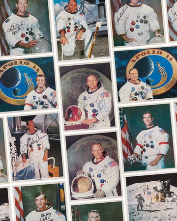 Lot #6317 Moonwalkers (12) Signed Photographs -