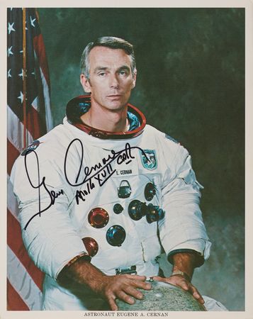 Lot #6317 Moonwalkers (12) Signed Photographs - Complete Set of Uninscribed NASA Lithographs - Image 13