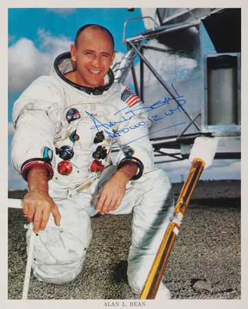 Lot #6317 Moonwalkers (12) Signed Photographs - Complete Set of Uninscribed NASA Lithographs - Image 5
