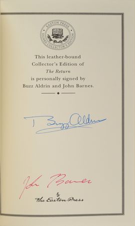 Lot #6323 Astronauts (3) Signed Books: Aldrin, Lovell, and Carpenter - Image 2
