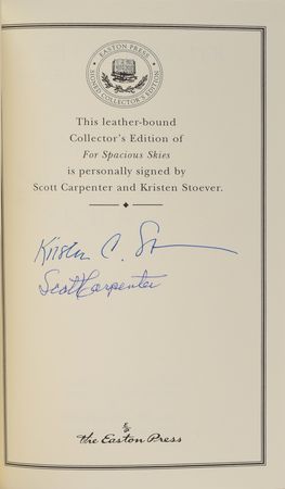 Lot #6323 Astronauts (3) Signed Books: Aldrin, Lovell, and Carpenter - Image 3