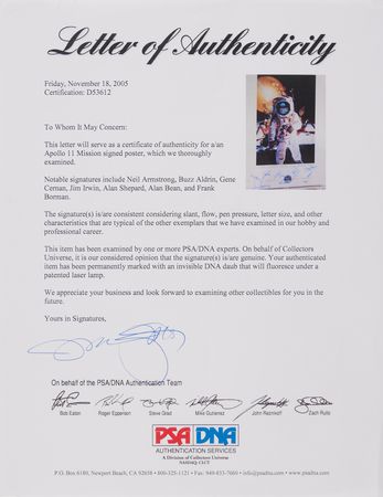 Lot #6313 Apollo Astronauts Multi-Signed (22) Apollo 11 '20th Anniversary' Poster, with (11) Moonwalkers - 18.25˝ x 29.25˝ - Image 2