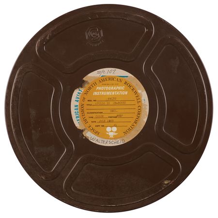 Lot #6134 Apollo 11 Original North American Rockwell 16mm Onboard Mission Film Reel, Copy No. 1 (July 1969) - Image 2