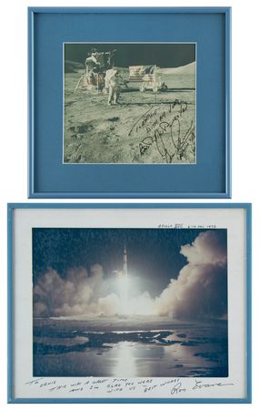 Lot #6311 Gene Cernan and Ron Evans (2) Signed