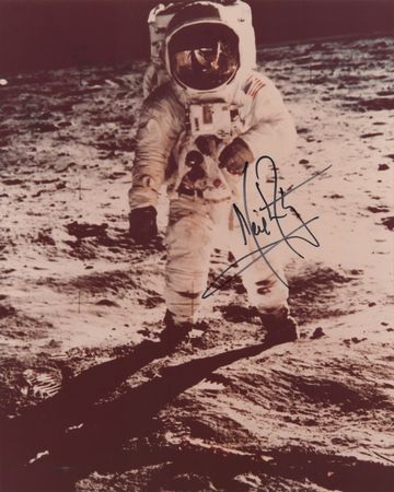 Lot #6151 Neil Armstrong Signed Photograph