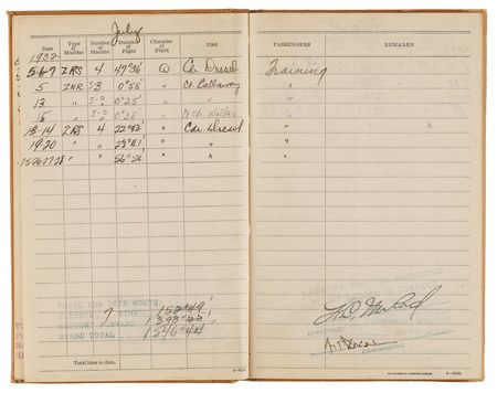 Lot #6005 Frank C. McCord Archive of (3) U.S. Navy Flight Logbooks, Culminating in the Final Flight Record Before the USS Akron Disaster (1927–1933) - Image 7