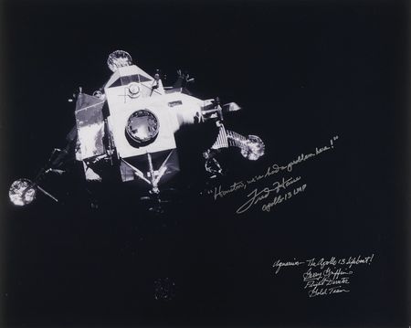 Lot #6222 Fred Haise and Gerry Griffin Signed