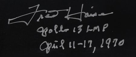 Lot #6219 Fred Haise Signed Saturn V Rocket Model - Image 2