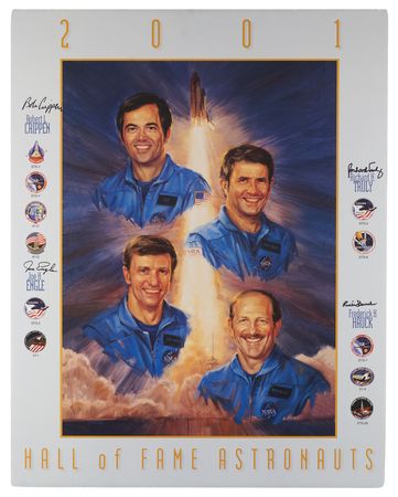 Lot #6405 Astronaut Hall of Fame 2001 Inductees
