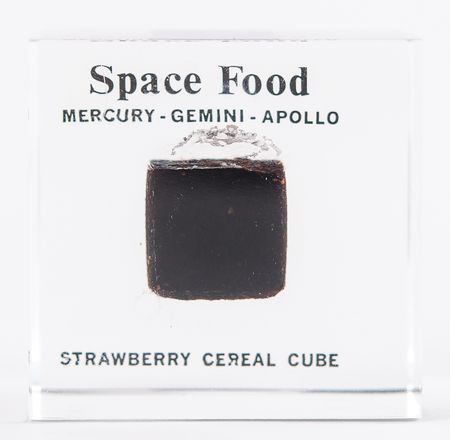 Lot #6045 NASA Space Food 'Strawberry Cereal Cube'