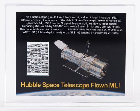Lot #6449 Hubble Space Telescope Flown Insulation (Ltd. Ed. #65/75) - Image 2