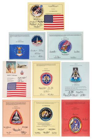 Lot #6391 Space Shuttle Collection of (10) Flown