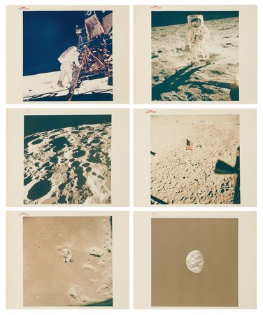 Lot #6146 Apollo 11 Set of (11) Original Red-Numbered NASA Photographs - Image 2