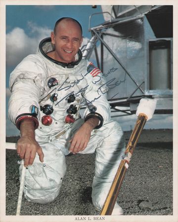 Lot #6205 Alan Bean Signed Photograph