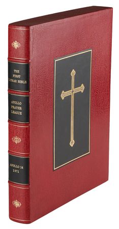 Lot #6231 Apollo 14 Flown Lunar Bible - Regally Presented Complete Microfilm King James Bible Carried to the Moon's Surface - Image 7