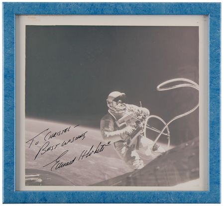 Lot #6060 Edward H. White II Signed Photograph
