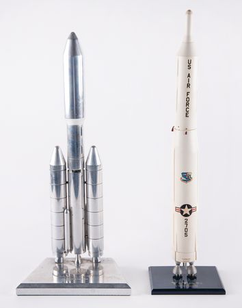 Lot #6458 Titan (2) Rocket and Launch Vehicle