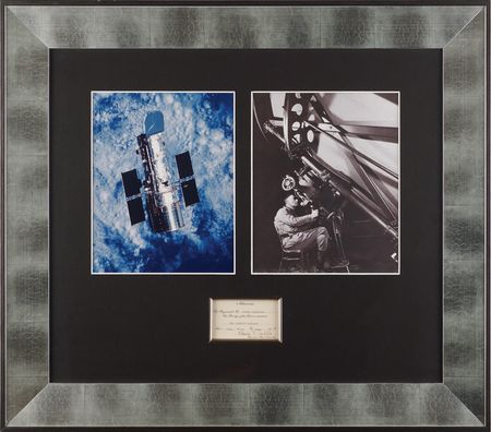 Lot #6467 Edwin Hubble Signed Caltech Athenaeum