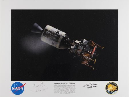 Lot #6223 James Lovell and Fred Haise Signed