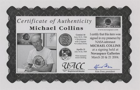 Lot #6164 Buzz Aldrin and Michael Collins Signed Photograph by Yousuf Karsh - Image 2