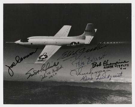 Lot #6014 Chuck Yeager and (7) Test Pilots Signed