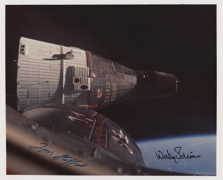 Lot #6068 Wally Schirra and Tom Stafford Signed