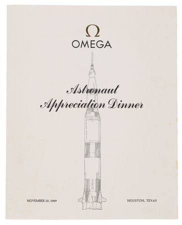 Lot #6324 Omega Apollo Astronaut Appreciation