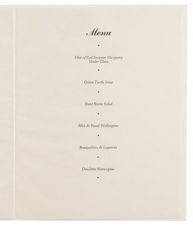 Lot #6324 Omega Apollo Astronaut Appreciation Dinner Menu - Image 2