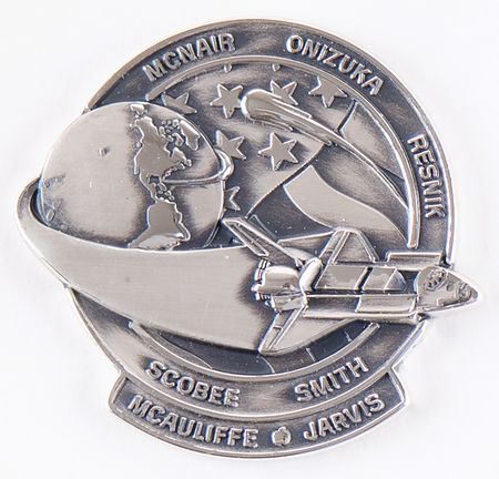 Lot #6429 STS-51-L Unflown Robbins Medallion - From the Personal Collection of William E. Thornton - Image 1