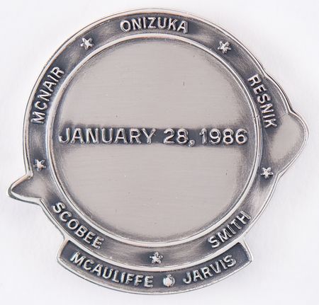 Lot #6429 STS-51-L Unflown Robbins Medallion - From the Personal Collection of William E. Thornton - Image 2