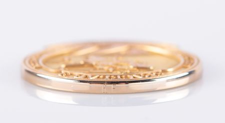 Lot #6400 STS-51-B Flown Gold Robbins Medallion - From the Personal Collection of William E. Thornton - Image 3