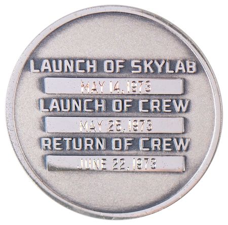 Lot #6357 Skylab 2 Flown Robbins Medallion - From the Personal Collection of William E. Thornton - Image 2