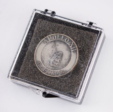 Lot #6200 Apollo 12 Flown Robbins Medallion - From the Personal Collection of William E. Thornton - Image 3