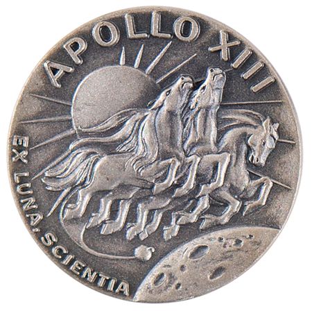 Lot #6209 Apollo 13 Flown Robbins Medallion - From