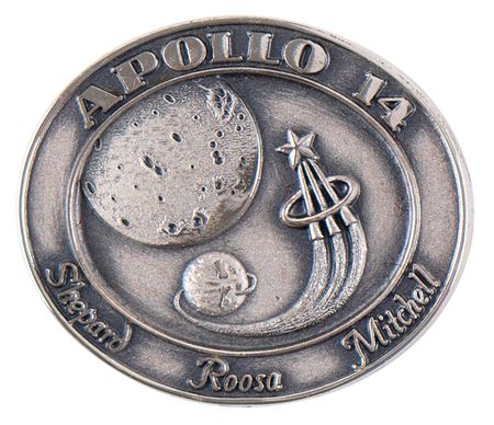Lot #6224 Apollo 14 Flown Robbins Medallion - From