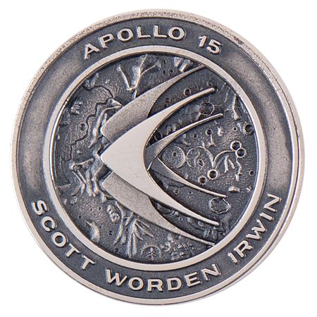 Lot #6265 Apollo 15 Flown Robbins Medallion - From