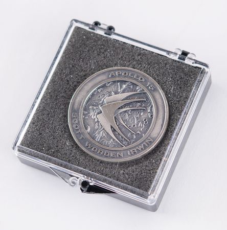 Lot #6265 Apollo 15 Flown Robbins Medallion - From the Personal Collection of William E. Thornton - Image 4
