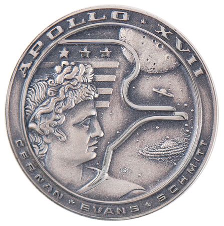 Lot #6300 Apollo 17 Flown Robbins Medallion - From