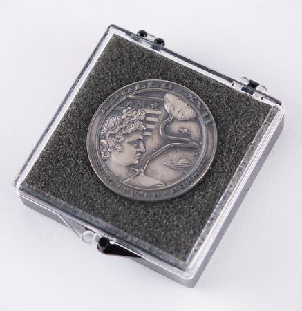 Lot #6300 Apollo 17 Flown Robbins Medallion - From the Personal Collection of William E. Thornton - Image 4