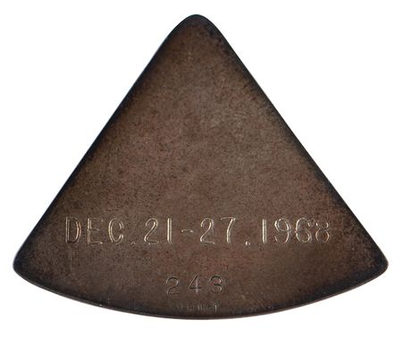 Lot #6097 Apollo 8 Flown Robbins Medallion - From the Personal Collection of William E. Thornton - Image 2