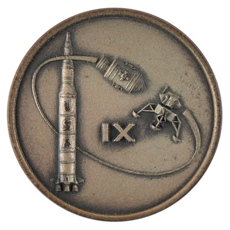 Lot #6109 Apollo 9 Flown Robbins Medallion - From